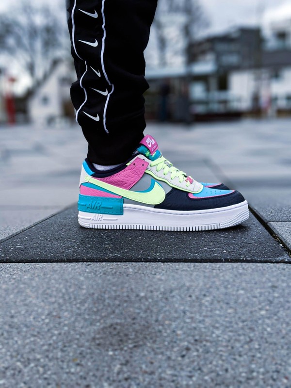 Nike Air Force 1 SHODOW 限定完売モデル マルチカラー New Nike Air Force 1 One AF1 Shadow Low Patchwork Shoes